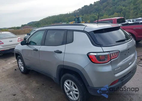 2017 Jeep Compass Sport z USA, uszkodzony, nr VIN 3C4NJDABXHT631203